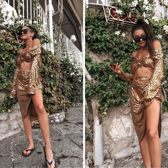 choosy Dresses & Skirts - Choosy Trophy Bae top and skirt